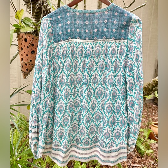 🩵 Vintage Spell Oracle Sage Blouse Size Small 🩵 - Picture 4 of 10